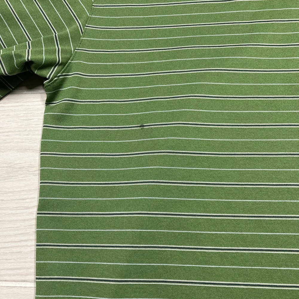 2 Nike Men's Tiger Woods Collection FitDry Polo Shirts Striped Size Large - Picture 8 of 9